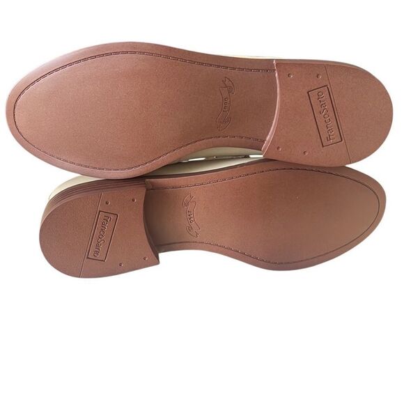 Fanco Sarto Carolyn Ivory and White Tassel Loafers Size 8.5 NWOB - Picture 7 of 11